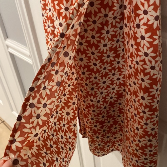 Madewell Packed Picnic Wrap Dress-L - Picture 7 of 13